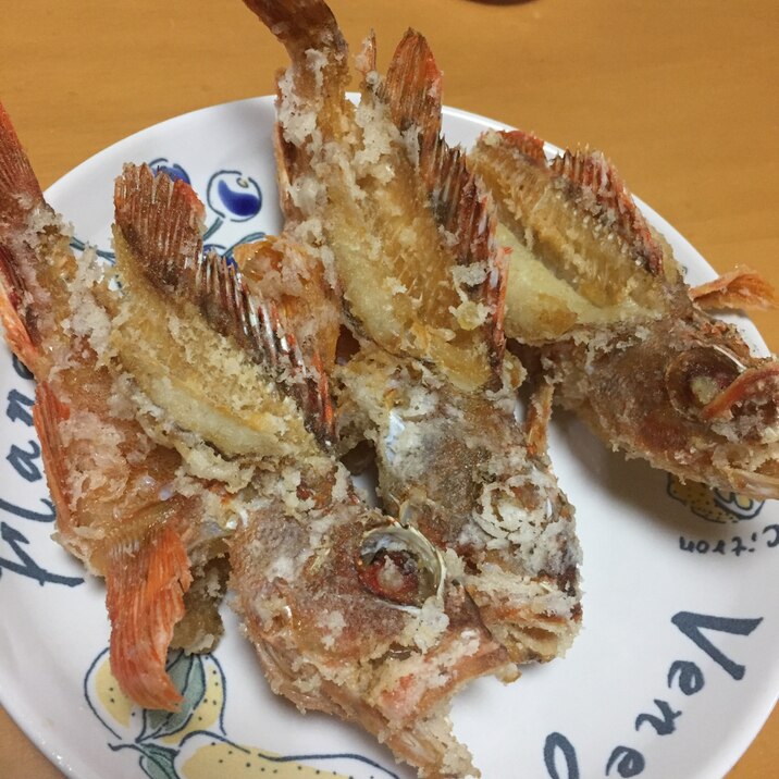 カサゴの唐揚げ